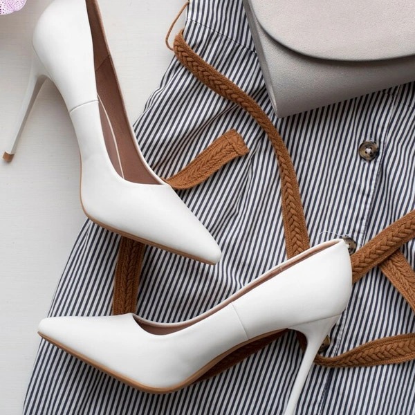 White Heel Shoes